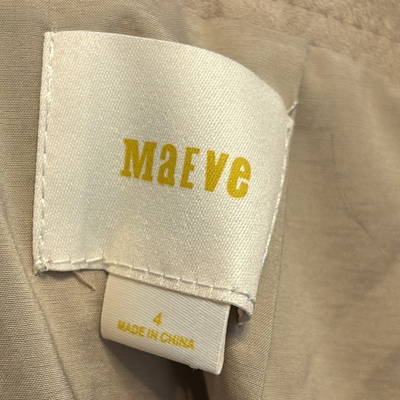 Maeve tan faux seude pencil skirt size 4 - Picture 5 of 6